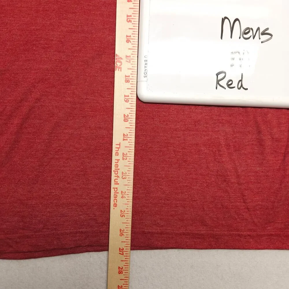 The North Face Explore Short Sleeve Crew Neck Graphic T-Shirt Mens Size M Red